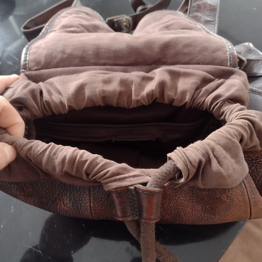 Stylish 100% Leather Zara Backpack - Picture 4 of 14